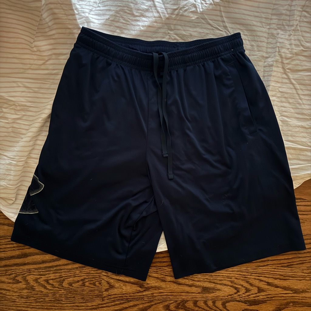 Under Armour Men's Dark Blue Athletic Shorts